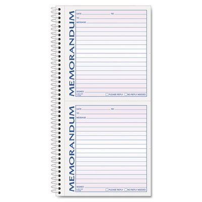TOPS Mémorandum Form Top4150 formulaire papier de correspondance interne