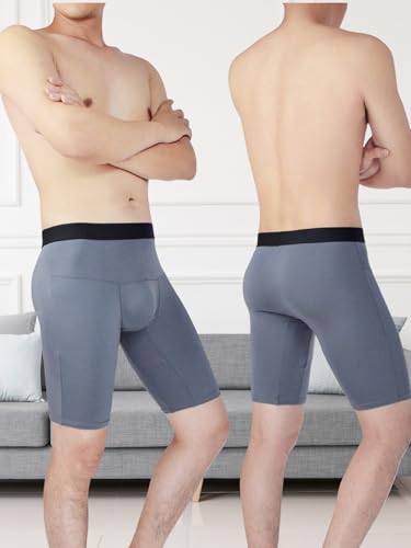 Men's Plus Size Sports Boxer Briefs Modal Underwear Anti-chafing, Elongated2