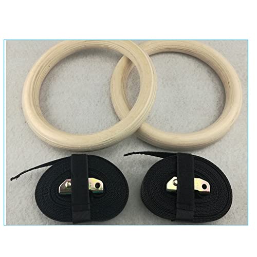 CAEEKER 2x gymnastische ringen riemen werken comfortabele antislip w/verstelbare decoratie voor krachttraining pull-ups - Image 4