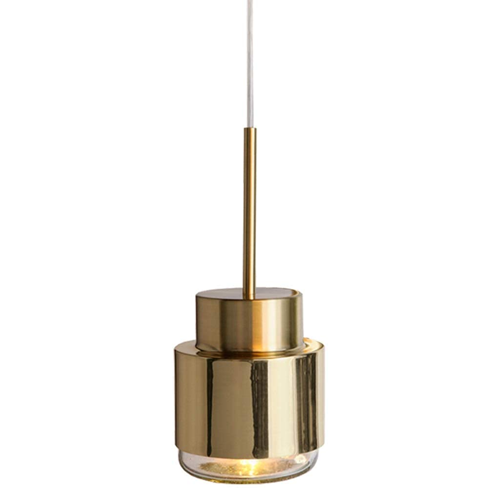 Lámpara de cristal colgante dormitorio junto a la cama luz mesa de comedor lámpara casa