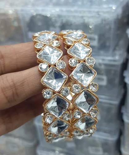 Traditional Kundan Bangles for Women