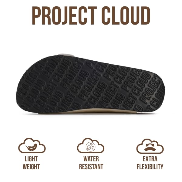 Image of Project Cloud 100% Genuine Leather Footbed Sandals for Women (Santorini)