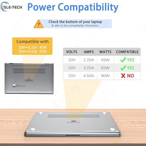 Image of 65W USB C Laptop Charger Compatible with Lenovo ThinkPad X1 Carbon Gen 6 7 8 9,T14 T15 E14 E15 L13,Yoga 7i 9i C740 C930 C940,Chromebook 100e 300e 500e c330 s330,Type C AC Adapter Power Cord