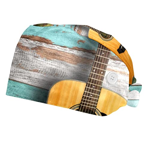 Casquette de travail guitare et chapeaux bouffants anti-transpiration pour cuisinier