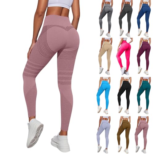 Genérico Leggins Deportivos Mujer 3D Anticelulitico Viva Cuerpo Anticelulitis Leggins Push Up Celulitis Compresión 3D Yoga Leggings Cintura Alta Mallas de Compresión
