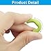 Marvexi 6 Sets Bow String Finger Savers, Green Archery Finger Guard Rubber Roller Finger Protectors, Durable Bowstring Protectors for Hunting/Archery Enthusiasts