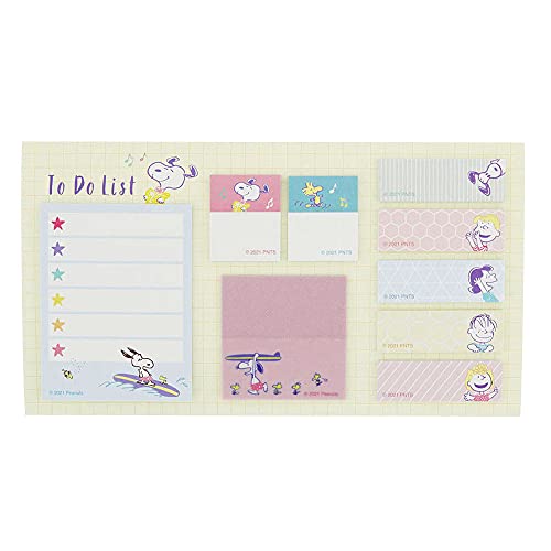Support pour notes adhésives Snoopy cadeau papeterie crème pailletée - 2