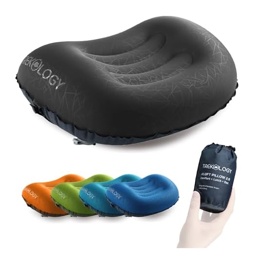 TREKOLOGY Aluft 2.0 Ultralight aufblasbares Reise Camping Kissen, komprimierbar, kompakt, aufblasbar, Komfortables, ergonomisches Kissen für Nacken & Lumbalstütze 6 TREKOLOGY Aluft 2.0 Ultralight aufblasbares Reise Camping Kissen, komprimierbar, kompakt, aufblasbar, Komfortables, ergonomisches Kissen für Nacken & Lumbalstütze