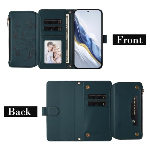 Étui pour Motorola Moto G06 protégeant l'écran et rangeant vos cartes zippées - 4