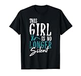 No Longer Silent Sexual Assault Awareness Gifts Survivor T-Shirt