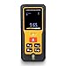 MOTORHEAD 196Ft/60M Laser Measure, Laser Distance Measure w/ 2 Bubble Levels, M/In/Ft, 20 Data Set Storage, Mute, 2 Measurement Points, Backlit LCD, Pythagorean, Area & Volume Functions