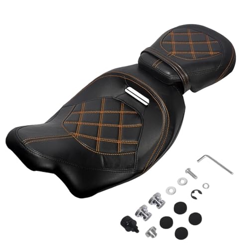 Selle coussin siège de passager moto deux places Touring Road Glide King