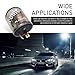 Flygun 2 Pack 12V 2-pin Electronic Relay, Turn Signal Flasher Plug, Three Prong Round Socket Kit, Incandescent Bulbs Fast Flash Universal for Most Car Models (Transparent #2)