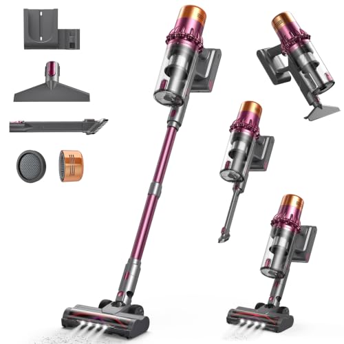 Cordless Vacuum Cleaner, 600W 55KPa Vacuum Cleaners for Home, Powerful Self-Standing Stick Vacuum - image 1