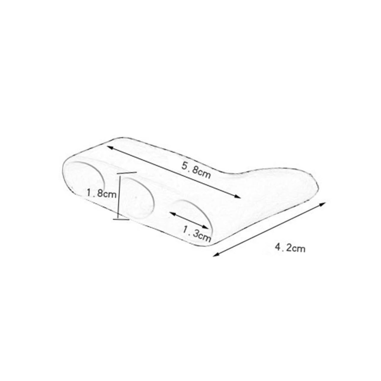 FRCOLOR 5 Pair Toe Separators for Bunions Silicone Toe Stretchers for Hallux Washable Reusable Comfortable for Men Women