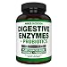 Digestive Enzymes with Probiotics - Multi Enzyme Nutritional Supplement - Acidophilus Bromelain Papaya Papain Lipase & Lactase - Improve Digestion - 120 Pills - Arazo Nutrition