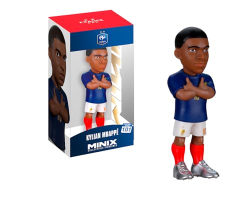 MINIX - Football Stars Mini Format - Coppa del Mondo - Francia - Mbappé - Personaggio da collezione 7 cm