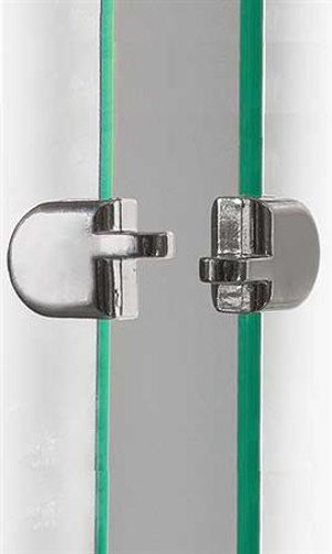Count of 10 New Chrome 2-Piece Metal Hasps for 3/16"