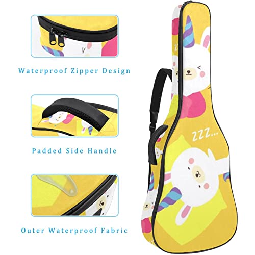 Housse de transport étanche pour guitare avec bandoulière réglable Rose, Multicolore 05, 42.9×16.9×4.7 in, Organiseur de… - Les Beatles, Paul McCartney, John Lennon, RIngo Starr, George Harrison Housse de transport étanche pour guitare avec bandoulière réglable Rose, Multicolore 05, 42.9x16.9x4.7 in, Organiseur de… – Image 5