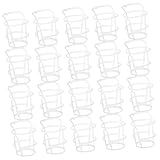 SOLUSTRE 1 Satz Infusionsnetzbeutel Salzlösungsflaschennetz Infusionsständer Zubehör Infusionszubehör Für Kliniken Krankenhauszubehör Tragbares Tropfstangennetz Plastik Weiß 20st