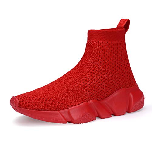 Image of Hetios Girls Sneakers Running Shoes High-Heeled Socks Shoes Boys Athletic Sneakers Kids Sock Shoes (Toddler /Little Kid /Big Kid)