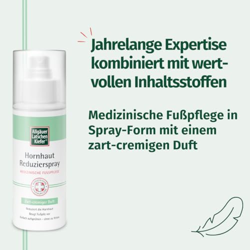 Hornhaut Reduzierspray – medizinische Fußpflege – Allgäuer Latschenkiefer – 150 ml