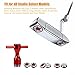 ROYMADE Golf Putter Weights 2pcs 5g/10g/15g/20g/25g/30g/35g/40g/45g with Red Wrench Kit Replace for Scotty Cameron Putters