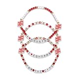 FOCO Houston Cougars NCAA 3 Pack Team Friendship Bracelet