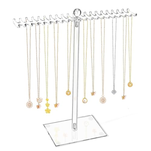 Soporte de exhibición genérico - Soporte de accesorios de mesa | Organizador de vanidad para el hogar Soporte portátil, soporte para exhibición de joyas, suspensión de collar