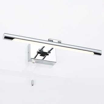 Bar LED Modern Bathroom Vanity Light, Chrome, 5W, 13.77", 6000K