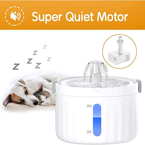 Fuente de agua automática para gatos y perros 1.9L miniatura 6