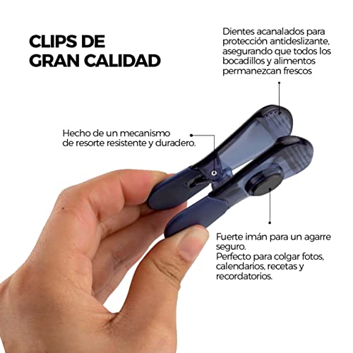 La Mejor review de Pinzas para cerrar bolsas comprados en linea. 2 Imagen adicional