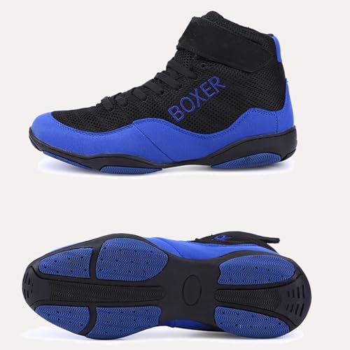 Mens' Lightweight Wrestling Shoes Unisex Breathable Fitness Shoes for Wrestling Boxing Weightlifting3