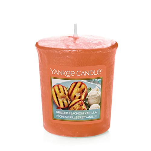 Yankee Candle Grilled Peaches & Vanilla Samp-Wr Hw Gr Pc Vn