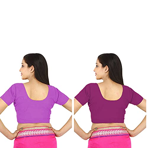 Image of Namita Women's Rubia Cotton Solid Half Sleeve Blouse