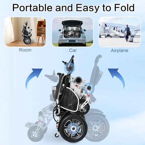 Electric Wheelchair with Suspension