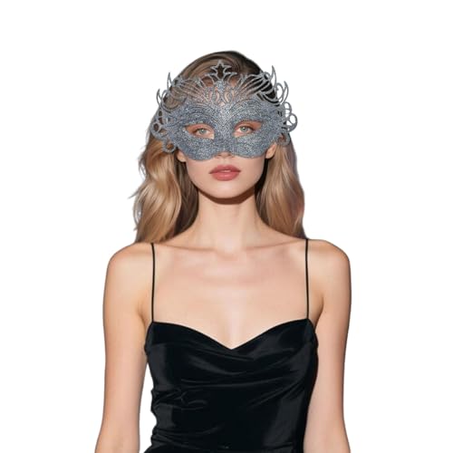 Generisch Maskenball Maske Damen Gesicht Verkleidung Handgemacht Venezianische Masken Elegant Augenmaske Modell Karneval Halbe Gesichtsmaske Cosplay Party Dekoration für TanzBall Partys