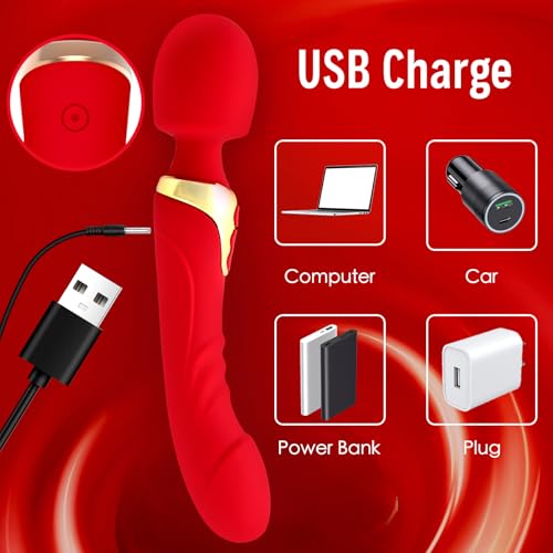 Image of Yume Sex Toys for Women, Dual-Ended G-Spot Vibrator Wand, 10 Modes | Two independently controlled vibrating ends combine broad external contact with focused internal stimulation.