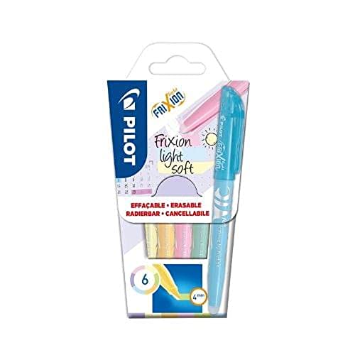 Surligneur effaçable Pilot Frixion Light pointe biseautée pastel