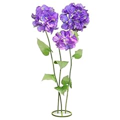Artificial Hydrangea Flowers-purple-3pcs
