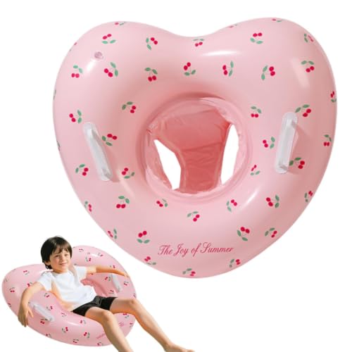 Flotador en forma de corazón inflable y seguro para evitar vuelcos en el agua