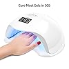 SUNUV SUN5 UV Light for Nails, UV Light Nail Lamp with Timer Settings, User Friendly UV Lamp Light for Nails, Smart LED UV Nail Light, LED UV Lamp for Gel Nails, Compatible with All Gel Types