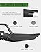 Full Width Front Bumper fit for Ford Ranger 1998-2011, w/Winch Plate Bull Bar D-Ring Mounts Powder Coated Black Heavy-duty Front Bumper Offroad