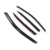 TuningPros Outside Mount Window Vent Visors Rain Guards Compatible with Volkswagen Jetta Sedan 2006-2010 | Side Window Wind Deflectors Rain Shields | Smoke Tinted, 4 Pcs Set, DGWV-510 #1