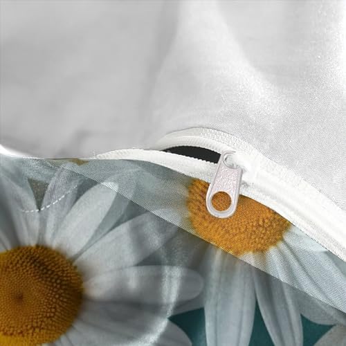 Housse de couette super king en microfibre douce chrysanthème 3D - 8