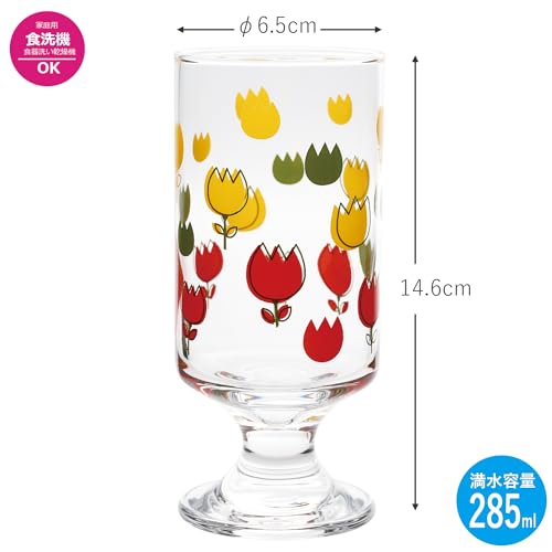 Set de 48 vasos tulip 285 ml vidrio Japón miniatura 6