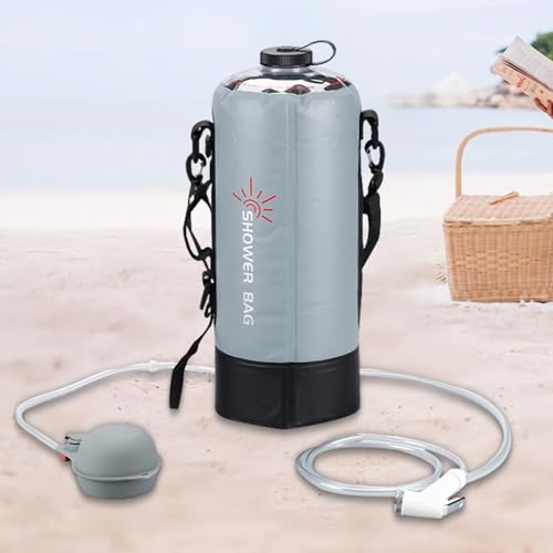 Sac à eau pliable et douche extérieure portable pour voyage et randonnée