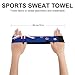 Kiwi New-Zea-Land Flag Workout Headbands Elastic Sport Sweatband for Athletic Yoga Running Gym Women Men