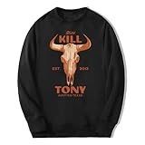 DIULEILAOMOU Kill Tony Merch Watch Kill Tony Sweatshirt Crewneck Long Sleeve Streetwear Women Men Fashion Clothes (XX-Large,Black)