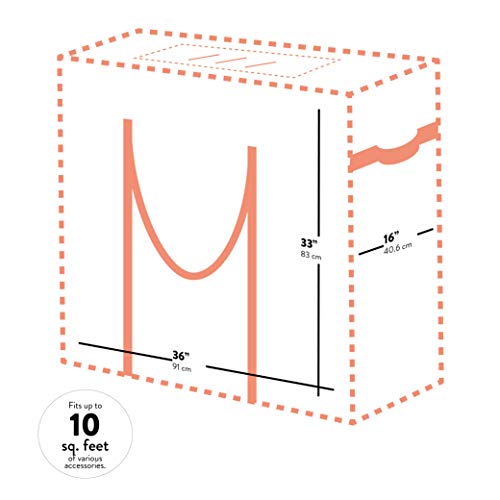 image for ZOBER Seasonal/Christmas XLarge Rolling Accessory Storage Bag/Containe